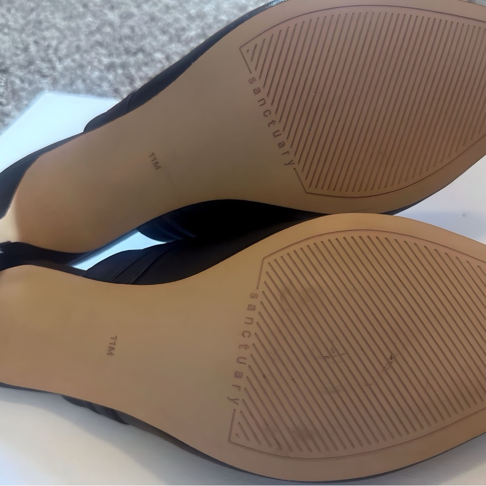Sanctuary Kitten Heel Slides Size 11 M - Picture 3 of 5
